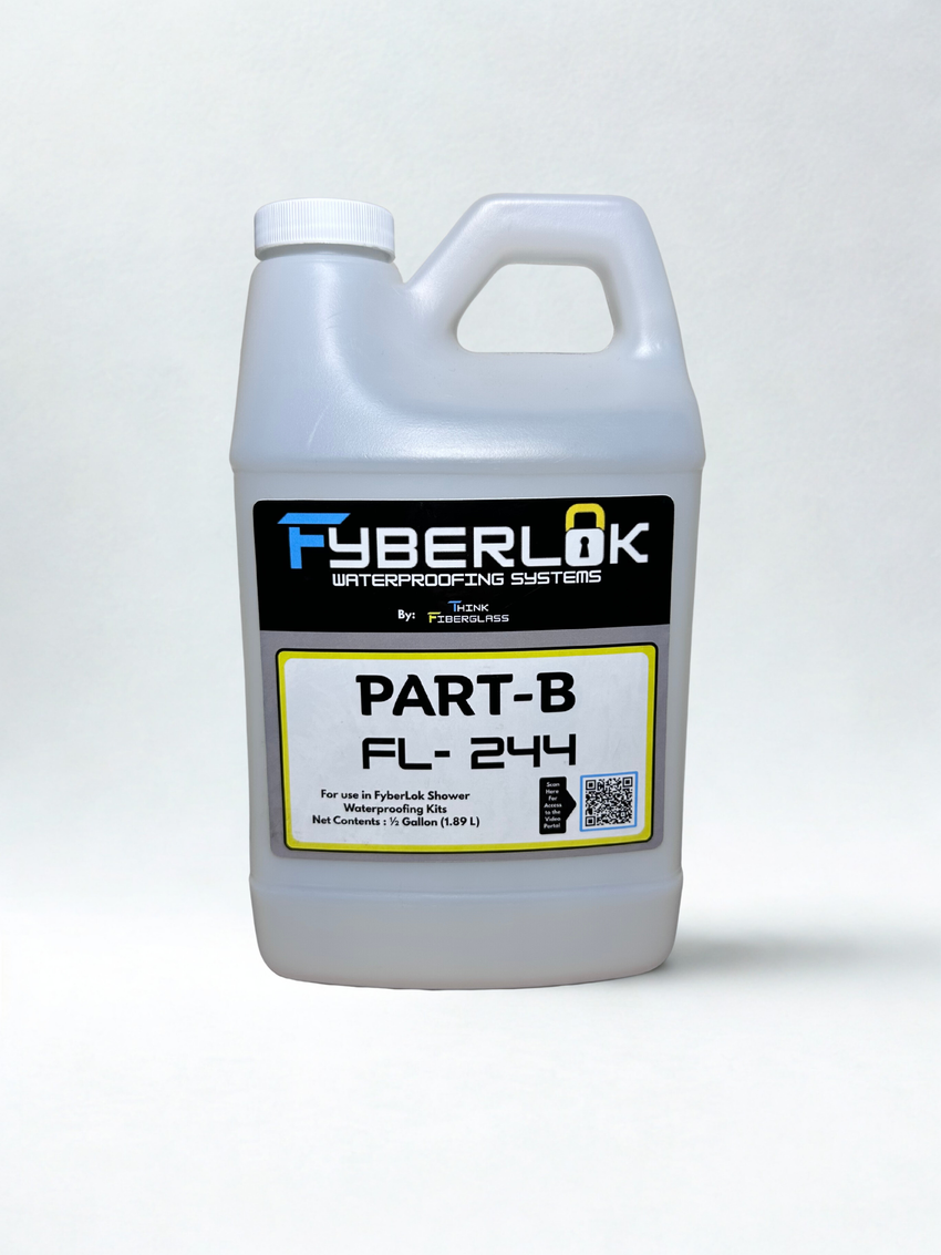 FyberLok™ Standard Shower Waterproofing Kit (Covers up to 35 Sq. Ft)