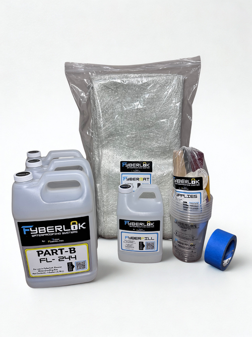 FyberLok™ Plus Shower Waterproofing Kit (Covers up to 55 Sq. Ft.)